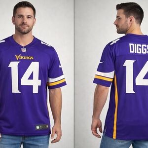 Nike Purple Minnesota Vikings Stefon Diggs #14 Football Jersey